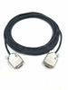 Picture of 1 Foot DB9 Female to Female RS232 Plenum Serial Cable - 22 AWG with Plenum Black Jacket - Made in The USA by Custom Cable Connection