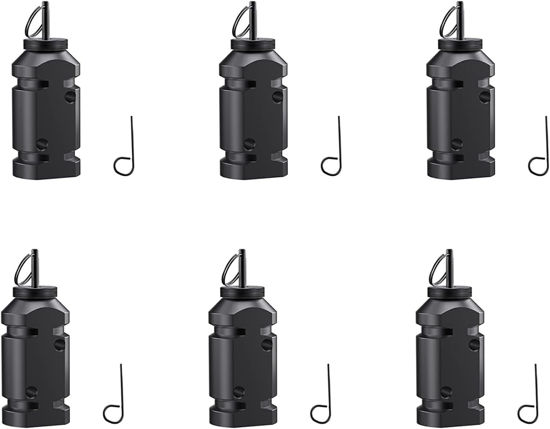 Picture of Wuden 6X Perimeter Trip Alarm,Trip Alarm 12 Gauge Camping,Trip Wire Alarm Device,Bear Deterrent Device,Camping Trip Alarm A, Black