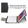 Picture of Portable Bluetooth Keyboard & Case Slim Shell Cover with Detachable Keyboard, Bracket, Built-in Stand Securely Holds for 9.7-10.1 Inch for iPd,for Samsung Tablet, for Huawei, for Windows