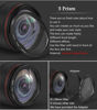 Picture of 52/55/58/62/67/77mm Camera Filter Kaleidoscope Special Effects Photography Accessories SLR Lens Prism 3 Prism(Add 52mm Adapter)