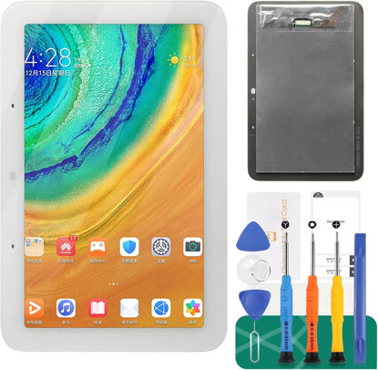 Picture of for 2nd Generation Google Home Nest Hub Screen Replacement for Google Nest Hub LCD Display Touch Screen Digitizer Assembly Replacement for Google Home Nest Hub/Nest Hub Screen Repair White 7"
