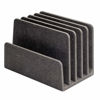 Picture of MobileVision Multi Device Stand & Organizer for Smartphones, Tablets and Laptops, Executive Dark Gray, 5 Slots