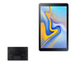 Picture of BoxWave Keyboard Compatible with Samsung Galaxy Tab A 10.5 - SlimKeys Bluetooth Keyboard with Trackpad, Portable Keyboard with Trackpad - Jet Black