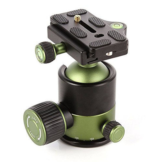 Picture of RSY Fotga Metal Heavy Duty Photography Camera Tripod Ball Head 360 Degree Rotation with Removable Quick Release Plate, Max Load 20kg/44lbs for Canon 5D 6D 7D Mark II III Nikon D3400 Sony A7 A7R A7S II