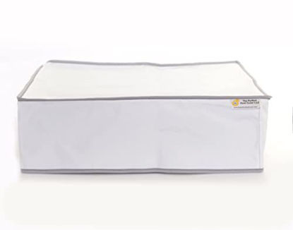 Picture of The Perfect Dust Cover, White Nylon Cover Compatible with Glowforge Plus 3D Printer, Anti Static and Waterproof Dust Cover Dimensions 38''W x 20.8''D x 8.2''H by The Perfect Dust Cover LLC