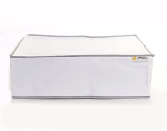 Picture of The Perfect Dust Cover, White Nylon Cover Compatible with Glowforge Plus 3D Printer, Anti Static and Waterproof Dust Cover Dimensions 38''W x 20.8''D x 8.2''H by The Perfect Dust Cover LLC