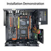 Picture of Open Chassis Rack, EATX ATX MATX ITX Computer Case PC Open Frame Test Bench, Gaming Computer Case (EATX)