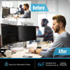 Picture of Privacy Screen Filter for 20 Inches Desktop Computer Widescreen Monitor, Screen Filter Size is 9.8" Height by 17.4" Width, Please Check Dimension Carefully