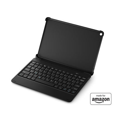Picture of Made for Amazon Bluetooth Keyboard with detachable case in Black, for Fire HD 10 (11th Generation) 2021 release