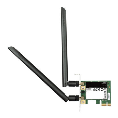 Picture of D-Link PCI Express Wireless Adapter Card AC1200 Dual Band Gigabit Ethernet Network Wi-Fi PCIe Desktop (DWA-582)