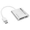 Picture of Tripp Lite USB 3.0 SuperSpeed Multi-Drive Memory Card Reader/Writer 5Gbps Aluminum Case (U352-000-MD-AL), Multi Color