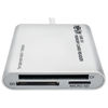 Picture of Tripp Lite USB 3.0 SuperSpeed Multi-Drive Memory Card Reader/Writer 5Gbps Aluminum Case (U352-000-MD-AL), Multi Color
