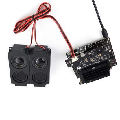 Picture of TECKEEN Plug&Play Audio Sound Card HAT Speaker Kit for NVIDIA Jetson Nano Developer Kit