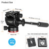Picture of Koolehaoda Tripod Fluid Head Compact Video Head Pan Tilt Head with Arca-Type Plate for Compact Video Cameras, Mirrorless and DSLR Cameras,Load up to 8.8lbs - VL305Q