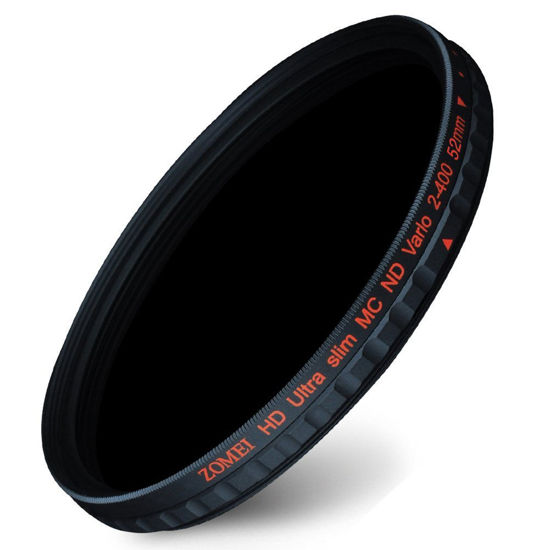 Picture of Zomei 52mm HD Ultra Slim 18 Layer Multi-Coated ND2-ND400 Fader Variable Neutral Density Lens Filter Adjustable ND Filter German Schott Optical Glass