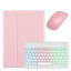 Picture of kaidisen Backlit Keyboard for Galaxy Tab A9+ / A9 Plus 11 inch 2023 Tablet SM-X210/X216/X218 Keyboard Case with Mouse, Detachable Backlight Color Keyboard Case,Pink