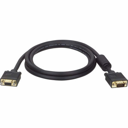 Picture of Tripp Lite VGA Monitor Extension Cable RGB Coax High Resolution M/F, 2048 x 1536 (1080p) HD15, 50ft 50' (P500-050)