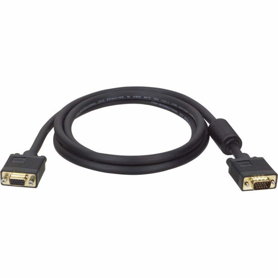 Picture of Tripp Lite VGA Monitor Extension Cable RGB Coax High Resolution M/F, 2048 x 1536 (1080p) HD15, 50ft 50' (P500-050)