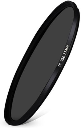 Picture of MINZIHAO 49mm-82mm infrared infrared filter 680NM 720NM 760NM 850NM 950NM fun art photography filter(49mm,850nm), MINZIHAO6666