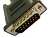 Picture of CompuCablePlusUSA.com Best Industrial Serial DB15 D-Sub15 Pin Male RS232 Serial Cable with Bare Wire - 28 AWG with Black PVC Jacket (Male, 25 Feet)