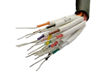 Picture of CompuCablePlusUSA.com Best Industrial Serial DB15 D-Sub15 Pin Male RS232 Serial Cable with Bare Wire - 28 AWG with Black PVC Jacket (Male, 25 Feet)
