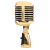 Picture of Kqcibz Professional Wired Vintage Classic Microphone Dynamic Vocal Mic Microphone for Live Performance Karaoke(Gold), 500288609A1