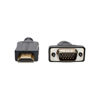 Picture of TRIPP LITE HDMI to VGA Active Adapter Converter Cable, Low Profile, Male-to-Male, 1080p @ 60Hz, 6 Feet / 1.8 Meters, 3-Year Warranty (P566-006-VGA)