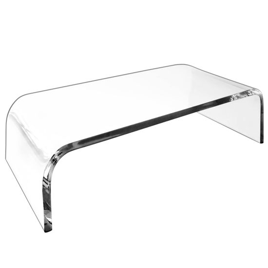 Picture of AMT Premium Acrylic Clear Monitor Stand Laptop/PC/Multimedia Monitor Riser for Home Office