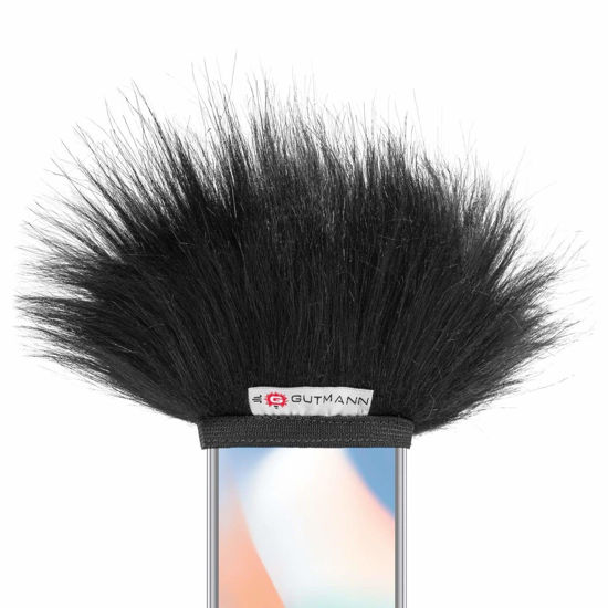 Picture of Gutmann Microphone Fur Windscreen Windshield for Apple iPhone X/XS/XS MAX/XR | Made in Germany