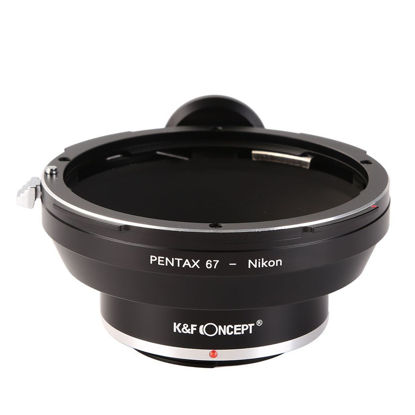 Picture of K&F Concept Adapter for Pentax 67 Mount Lens to Nikon F Camera as D300