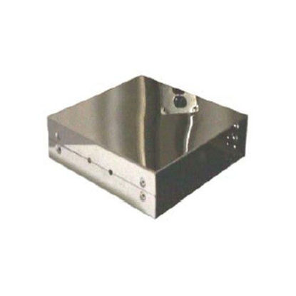 Picture of Pro Trucker Chrome Plated Radio Case for Older Style DX Type Radios with Side Mic, Radio Covers
