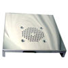 Picture of Pro Trucker Chrome Plated Radio Case for Older Style DX Type Radios with Side Mic, Radio Covers