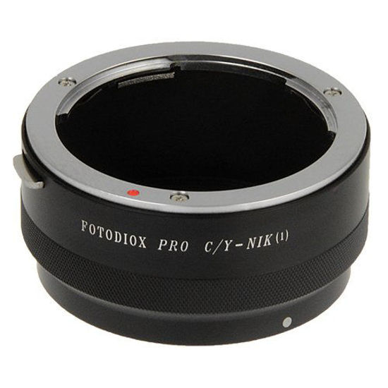 Picture of Fotodiox PRO Lens Mount Adapter, Contax Yashica (C/Y) Mount Lens to Nikon 1-Series Camera, fits Nikon V1, J1 Mirrorless Cameras, CY-Nik(1) PRO