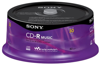 Picture of Sony 30CRM80SP 30-Pack CD-R Music Spindle