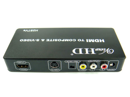 Picture of ViewHD HDMI to TV Composite RCA AV + S Video Converter | Include AV & S Video Cables + AC Power Adapter | Model: H2STVs
