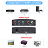 Picture of MISOTT Component to HDMI Converter, 1080P YPbPr to HDMI Converter, 5RCA RGB to HDMI Converter, Component Input HDMI Output Adapter