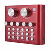 Picture of External Sound Card, V8 USB Audio Mixer Mobile Computer PC Live Sound Card with 6 Effect Modes, 112 Electro-Acoustic, 18 Sound Effects for Laptops, Tablets, Dekstops.