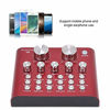 Picture of External Sound Card, V8 USB Audio Mixer Mobile Computer PC Live Sound Card with 6 Effect Modes, 112 Electro-Acoustic, 18 Sound Effects for Laptops, Tablets, Dekstops.