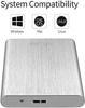 Picture of External Hard Drive 2TB Ultra-Thin Hard Drive USB3.0 Portable Hard Drive 2000GB Compatible PC Notebook Desktop (2TB, Golden)