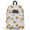 Picture of JanSport Superbreak Plus Backpack - School, Work, Travel, or Laptop Bookbag with Water Bottle Pocket, Sunflowers White