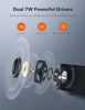 Picture of Gaming Computer Speaker, Dual Powerful 7W Drivers PC Soundbar, Colorful RGB Light, Wireless Bluetooth 5.0 or 3.5mm AUX-in Connection, Stereo Audio Computer Sound Bar for Desktop