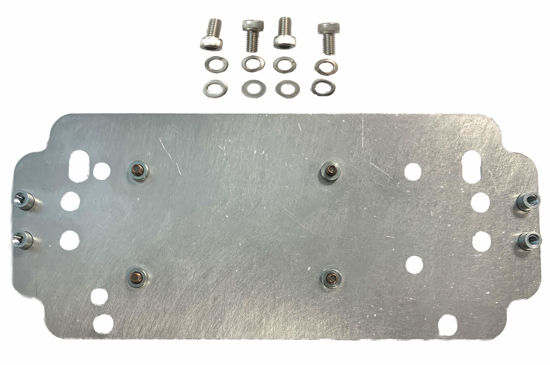 Picture of T400x4AD or TM400x4AD Amplifier Mounting Bracket for 2015 to Present Harley Davidson Road Glide. Securely Mount a Rockford Fosgate T400x4AD or TM400x4AD Amp directly to Your Road Glide. Easy Install!!
