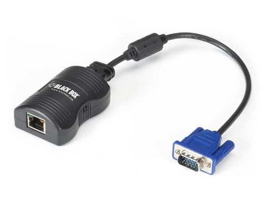 Picture of Black Box Wizard Multimedia Extender LP Receiver - 500 ft Range - 1 x Network (RJ-45) - 1 x VGA Out - WUXGA - 1900 x 1200 - Twisted Pair - Category 8