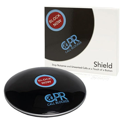 Picture of CPR Call Blocker Shield - Pre-Programmed with 2000 Scam Numbers Plus The Ability to Block A Further 1500 Numbers at The Touch of A Button. Caller ID Service is Required (Gloss Black)