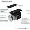 Picture of Mighty Max Battery 12V 8Ah SLA Replacement Battery for APC Back-Ups CS 350-2 Pack