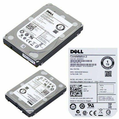 Picture of Dell WF12F 1tb 7.2k 2.5" Sata 6gbps Hard Drive Module w/ R Series tray