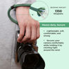 Picture of Foto&Tech Climbing Rope Camera Wrist Strap Quick Release US Made Compatible with Fuji X-T3 X-T20 X-T2 X-Pro2 Sony A6600 A6500 A6400 RX100VII Leica D-Lux 7 Ricoh GR III Canon G9 X Mark II (34cm, GR/BL)