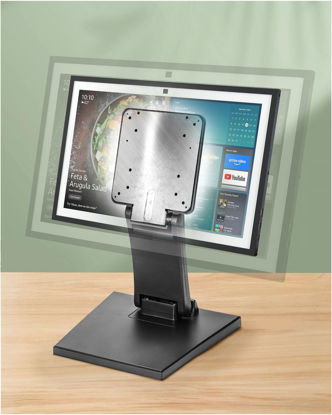 Picture of WEARSON Amazon Alexa Echo Show 21 Mount Stand (1st, 2nd Gen), Tilt, and Rotate Stand Made for Amazon Echo Show 15 Vesa Monitor Stand Adjustable Echo Show 15 21 Mount, Vesa 75*75&100*100, Black