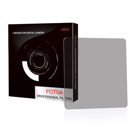 Picture of Foto4easy 100x100mm Square Filter,ND2 (0.3) Neutral Density 1 Stop Optical Glass fits Cokin Z Matte Box Filter Holder