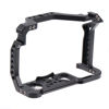 Picture of Foto4easy Cage for Canon EOS R5 R6 Camera with Quick Release 1/4" 3/8" Screw and Cold Shoe Expansion Microphone Monitor Fill Light